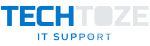 techtoze logo transparent header